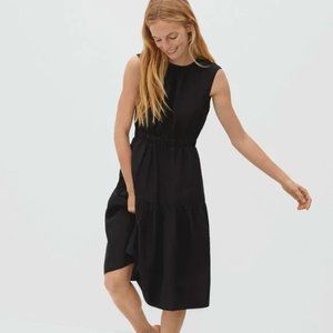 Everlane The Linen Open Back Dress 2